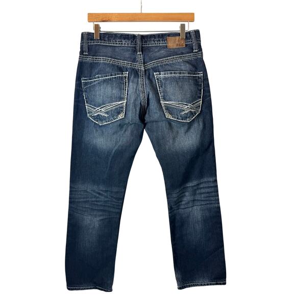 BKE Other - BKE Carter Jeans Mens 32 Straight Leg Y2K Ridged Denim Biker Thick Stitch Rodeo